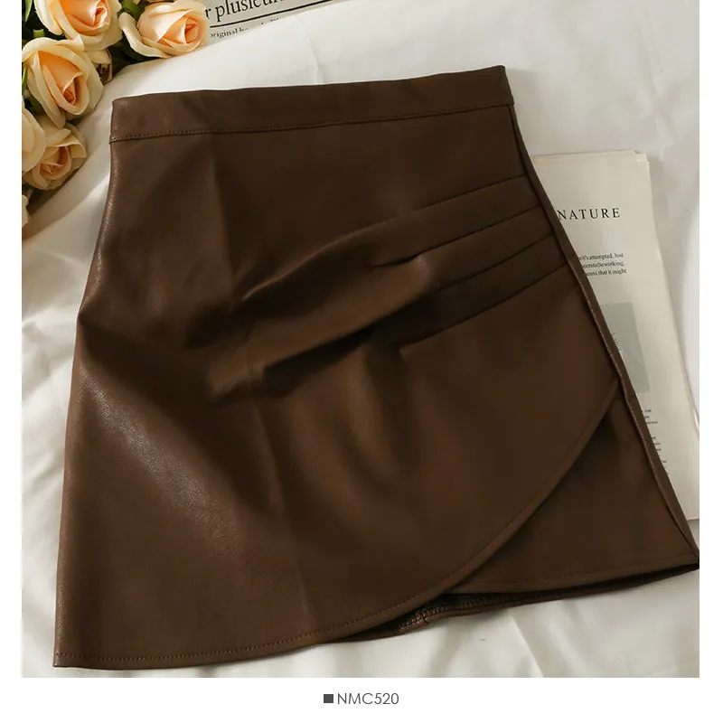 A-line skirt women's autumn dress anti slip Hip Wrap Skirt  2497