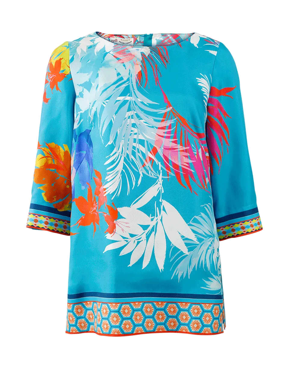 Abstract Palm Print Tunic