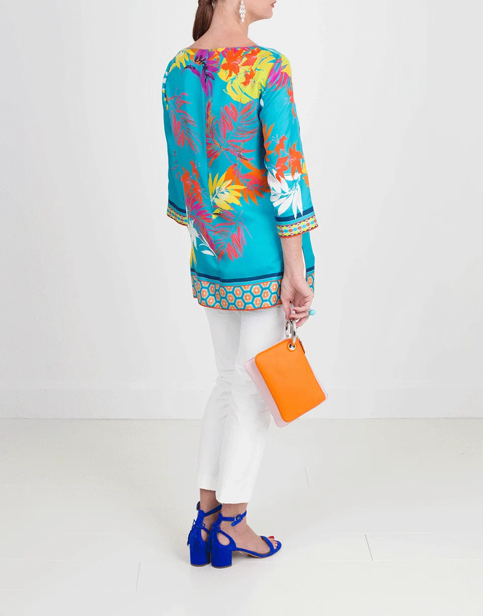 Abstract Palm Print Tunic