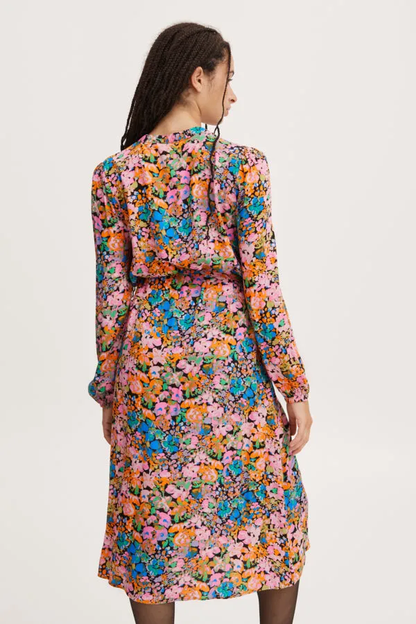 Ala Dress (Pink Multi Flower)