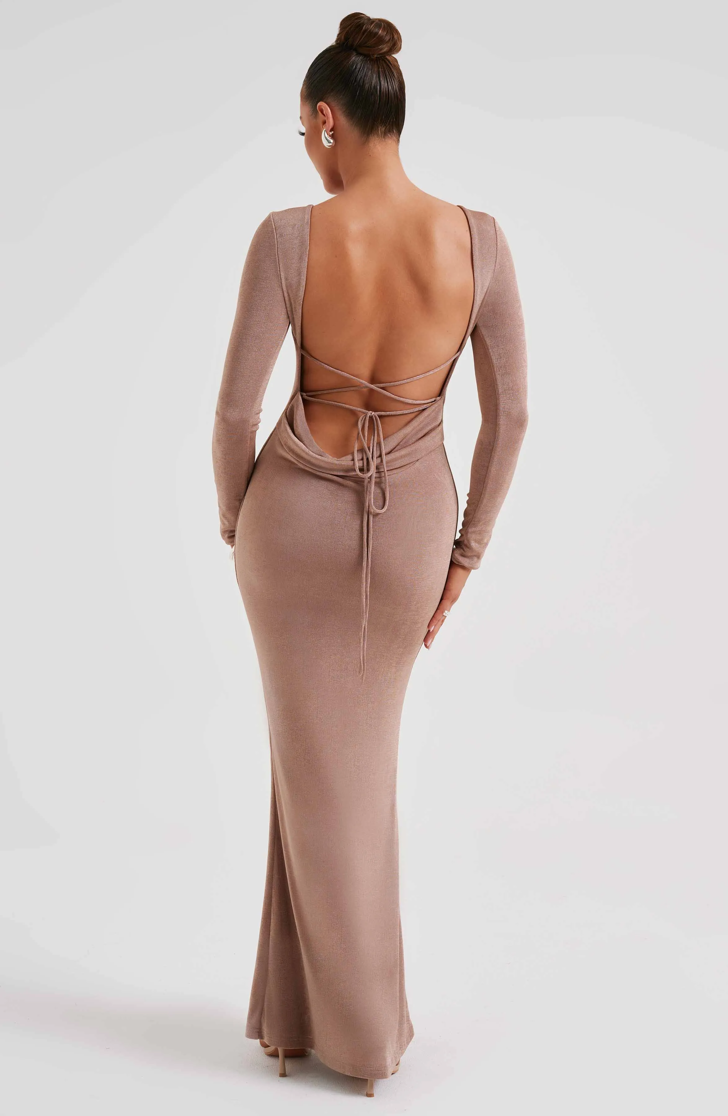 Anastassia Maxi Dress - Chocolate