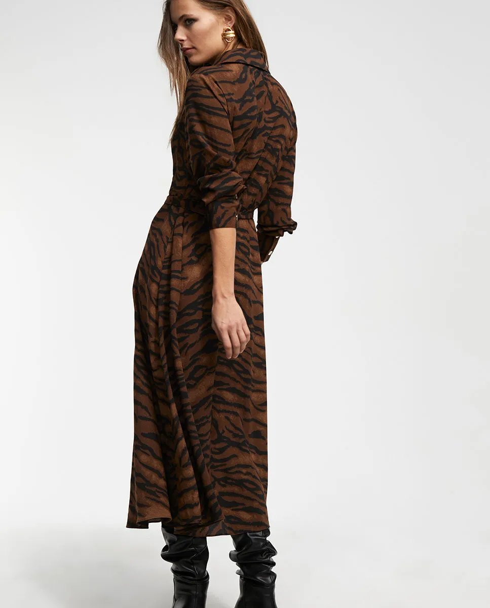 Animal print dress