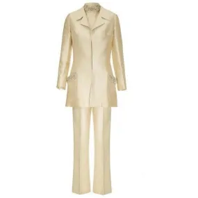 ARCHIVE - 1960s Uli Richter Three Piece Silk Trouser Suit