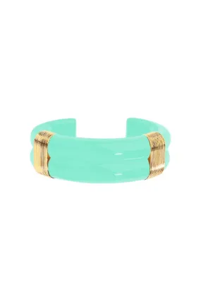 Aurelie Bidermann Large Katt Bracelet - Baby Blue