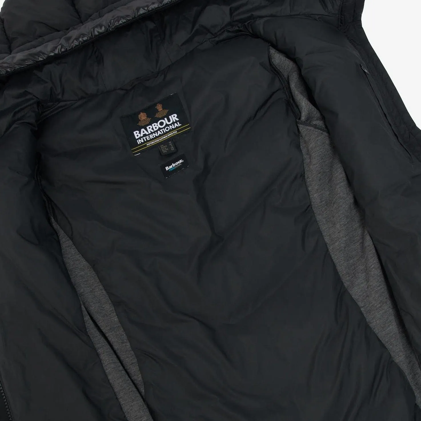 Barbour International Condor Quilted Jacketed Sweat in Black