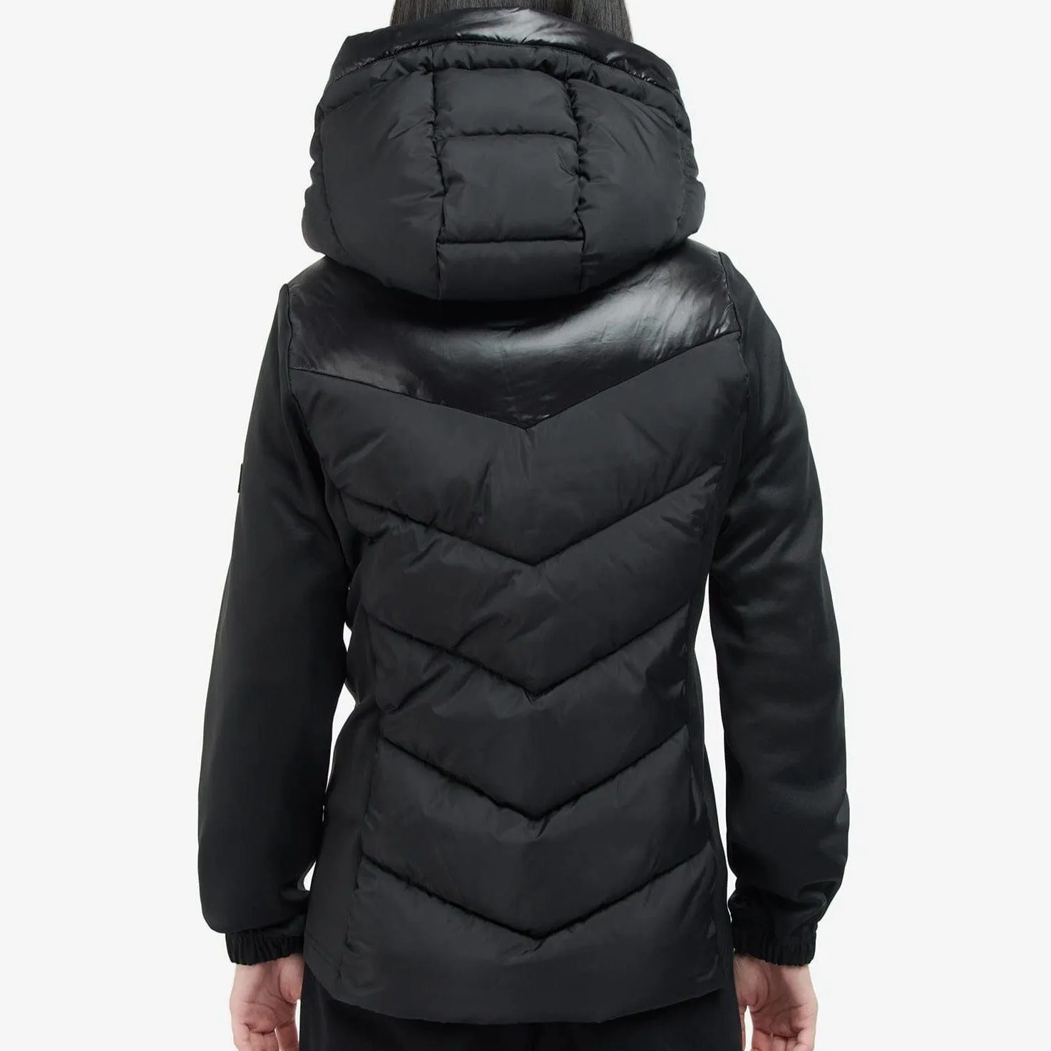 Barbour International Condor Quilted Jacketed Sweat in Black