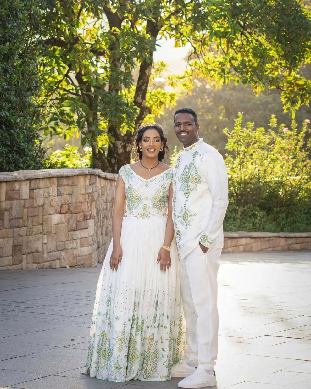 Beautiful Ethiopian Outfit Stunning Habesha Couples Outfit for Weddings