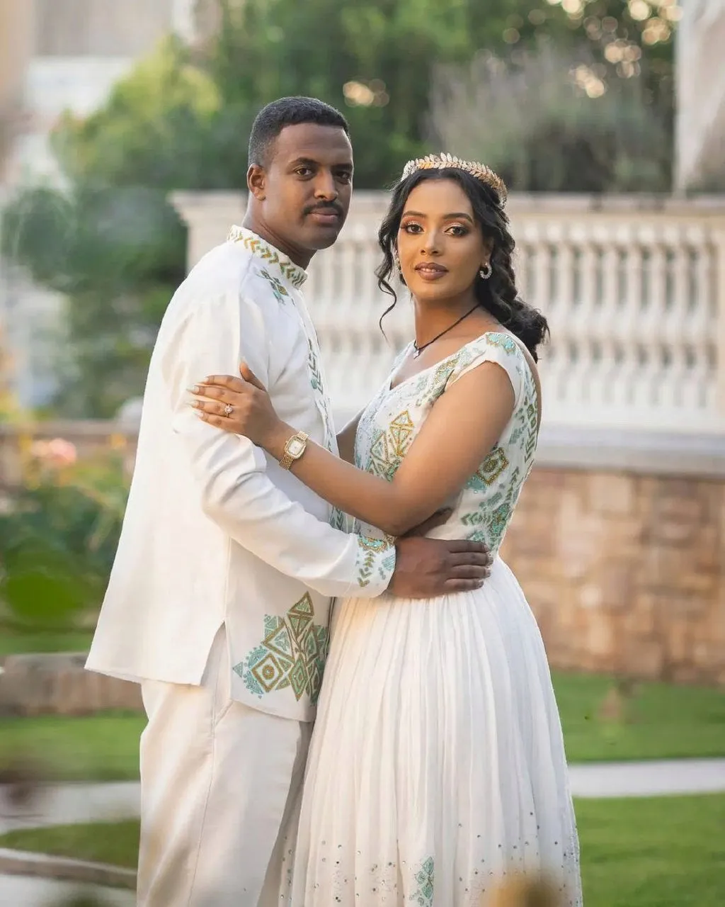 Beautiful Ethiopian Outfit Stunning Habesha Couples Outfit for Weddings