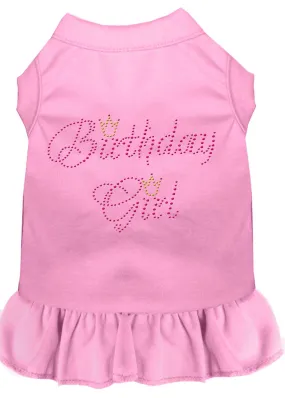 Birthday Girl Rhinestone Dress Light Pink Xs (8)