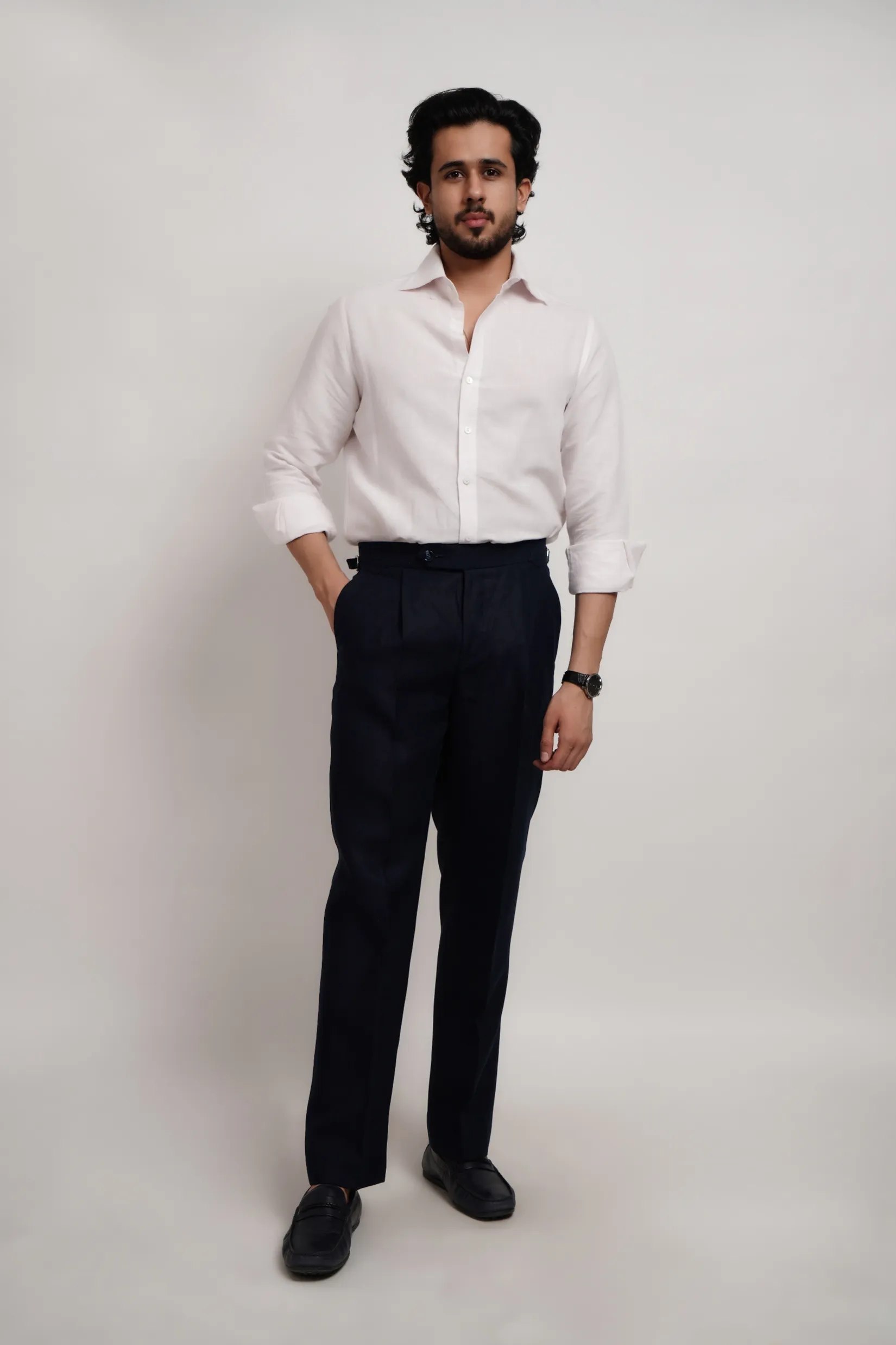 Blue Italian Trouser