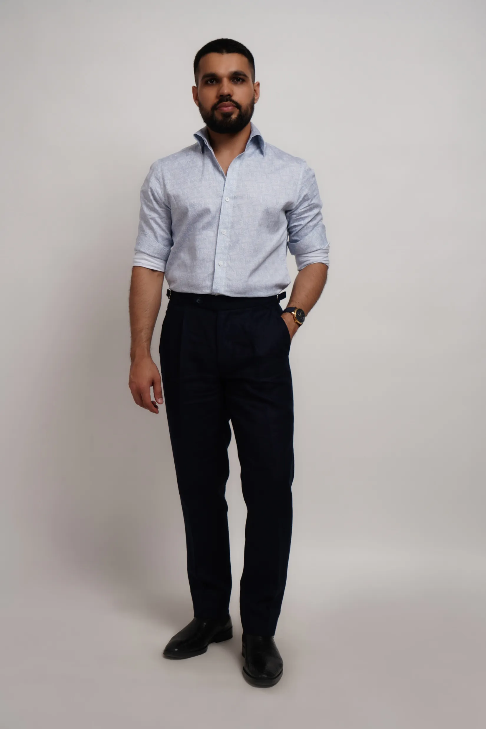 Blue Italian Trouser