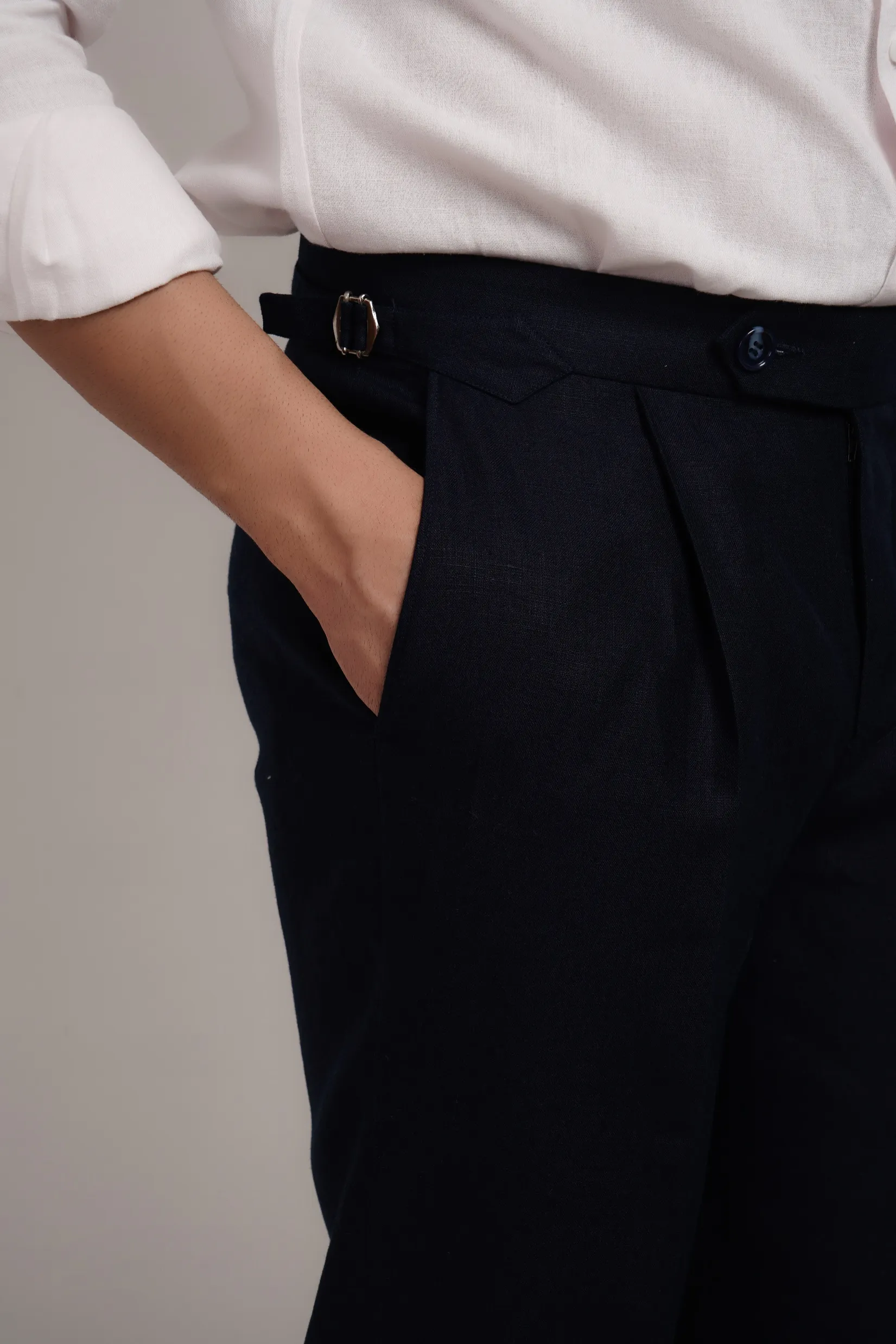 Blue Italian Trouser