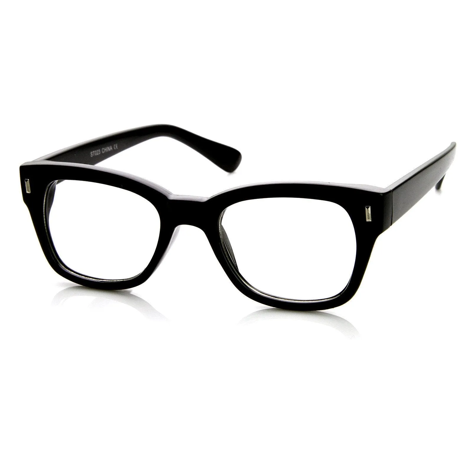 Bold European GQ Optical RX Clear Lens Glasses