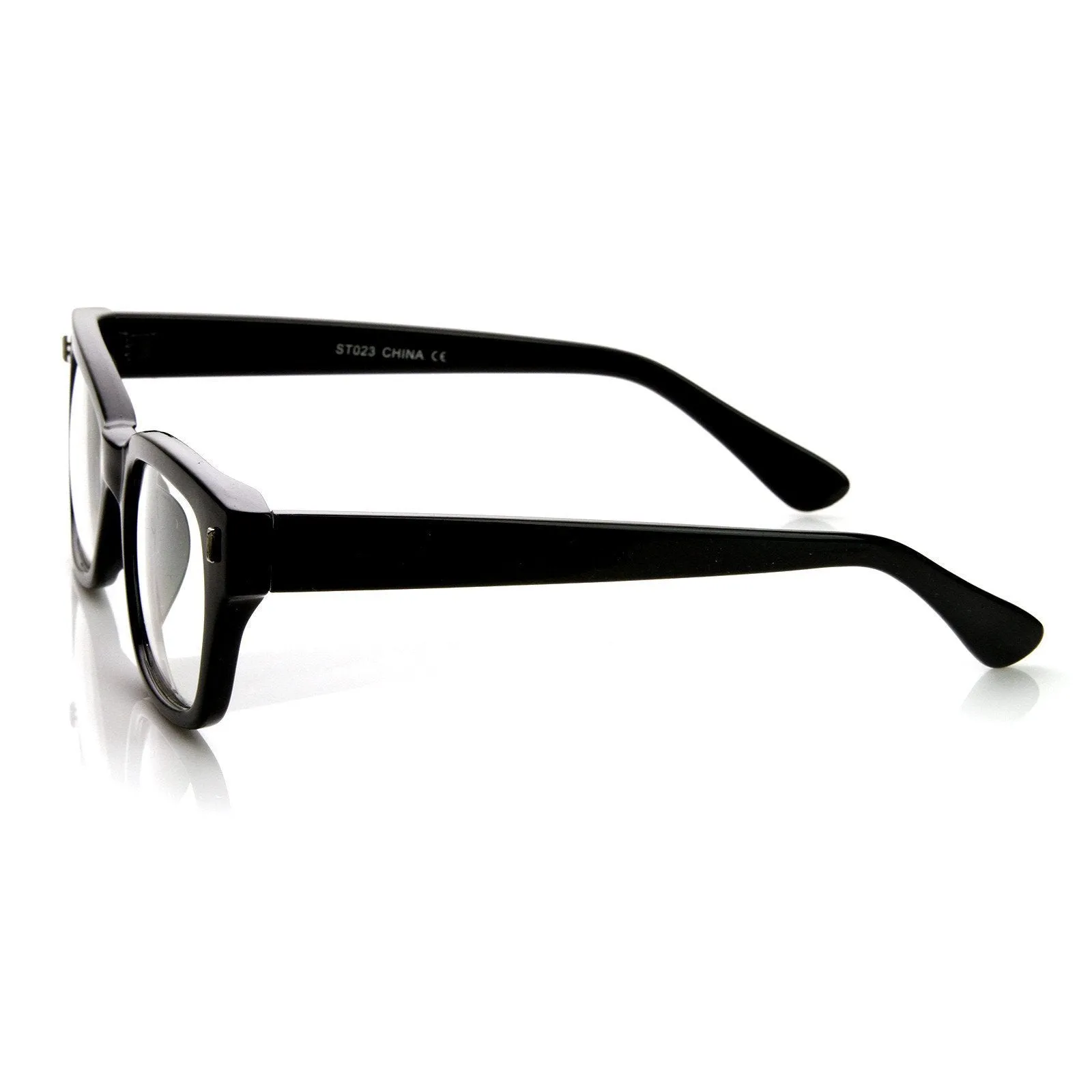 Bold European GQ Optical RX Clear Lens Glasses