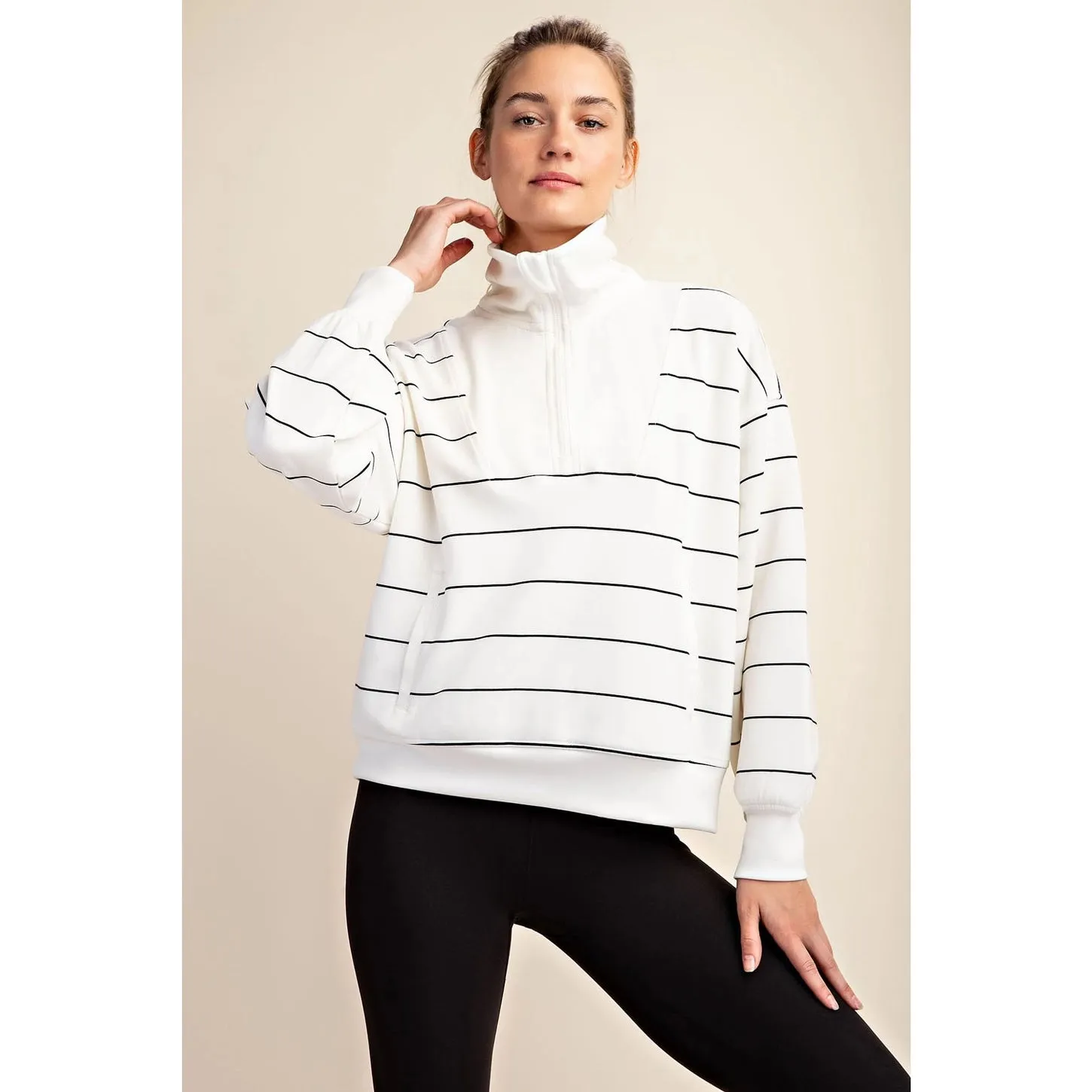 Brooklyn Modal Stripe Pullover