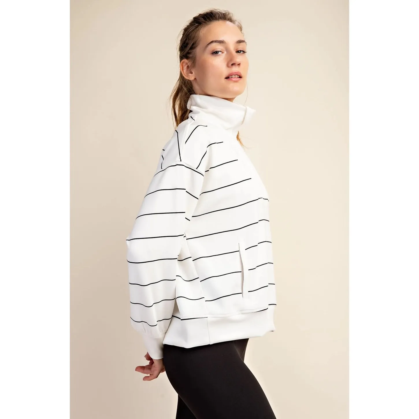 Brooklyn Modal Stripe Pullover