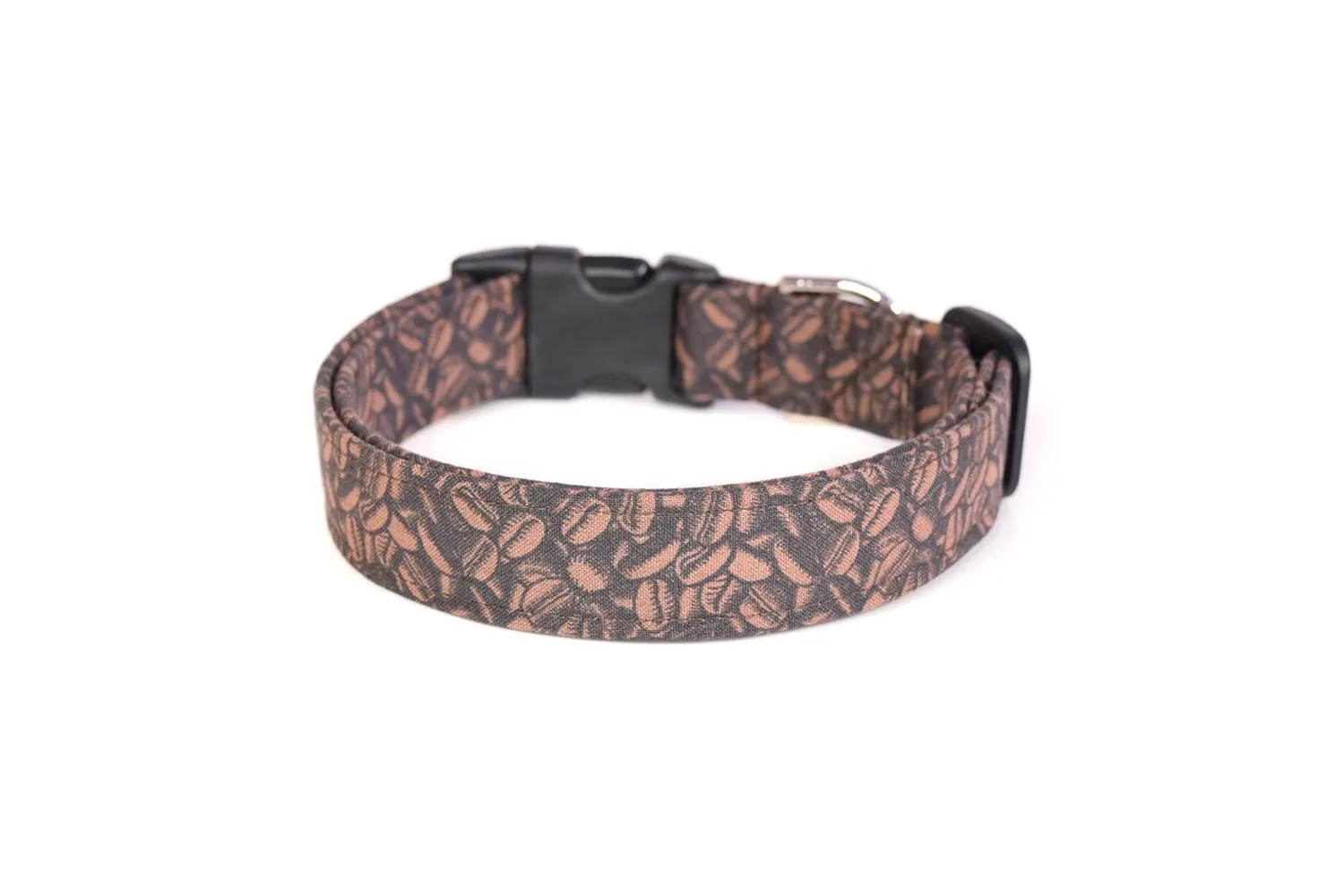 Brown Coffee Beans Dog Collar