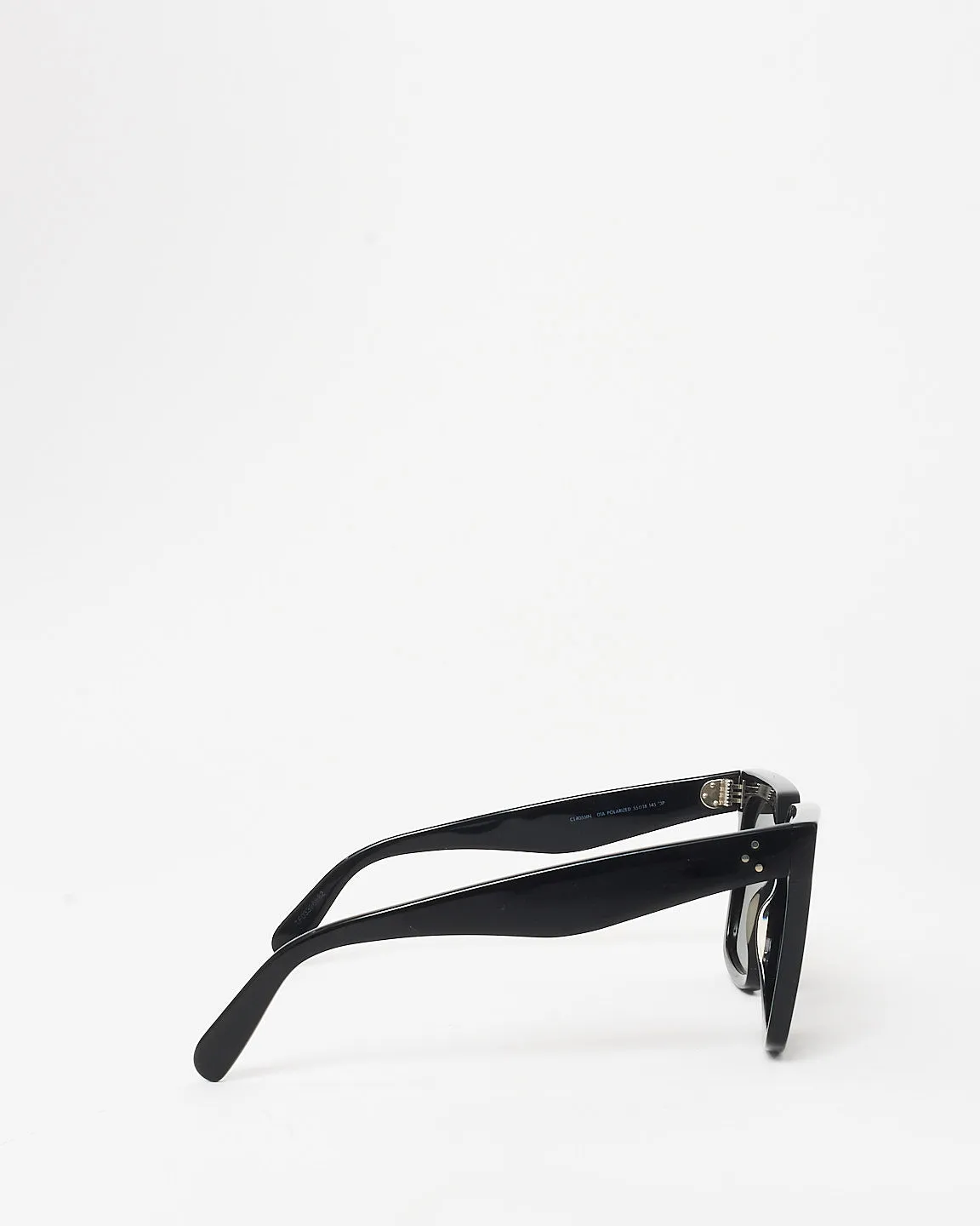 Celine Black Acetate Oversized Square CL4055 Frame Sunglasses