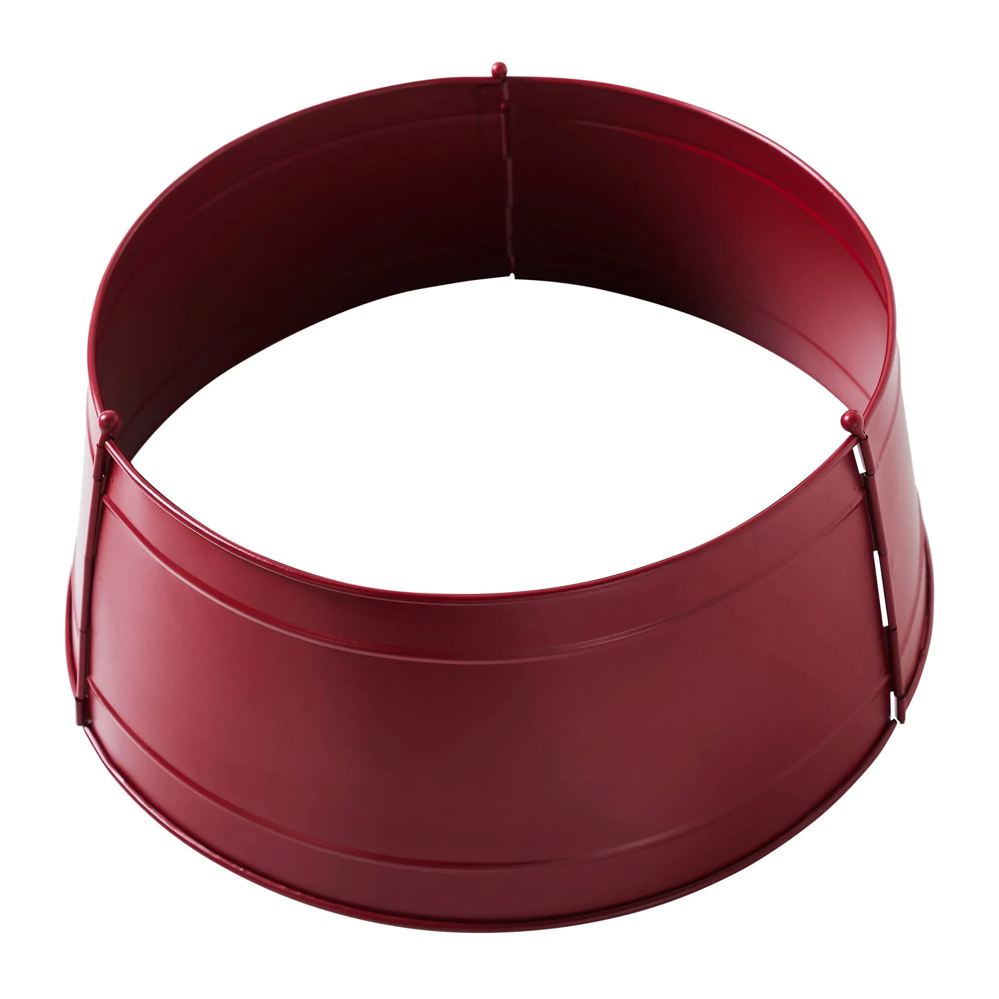 Christmas Tree Collar Metal Burgundy 8x20x20