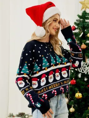 Christmas Tree Snowman Sweater - Festive and Fun Holiday Jumper