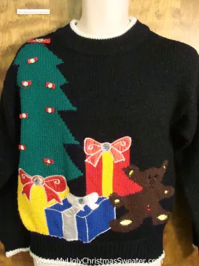 Classic Colorful 80s Ugly Christmas Sweater