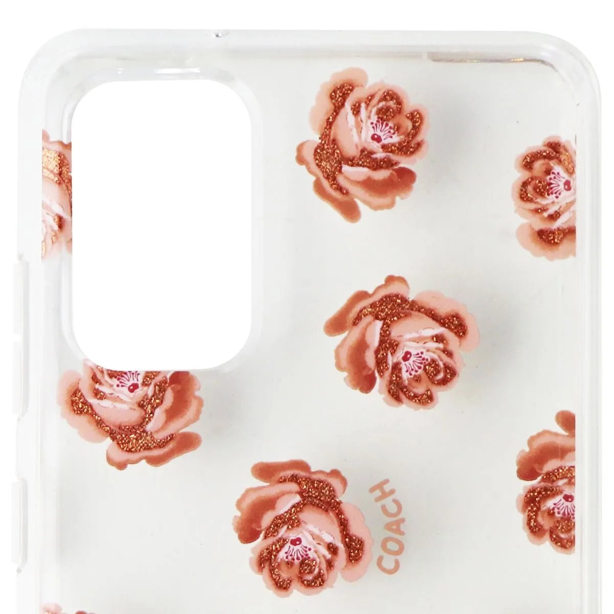 Coach Protective Case for Samsung Galaxy (S20 ) - Dreamy Peony/Clear/Flowers