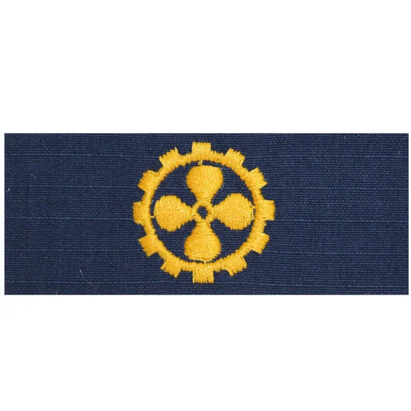 Coast Guard Embroidered Collar Device: Marine Safety Specialist Engineer - Ripstop fabric