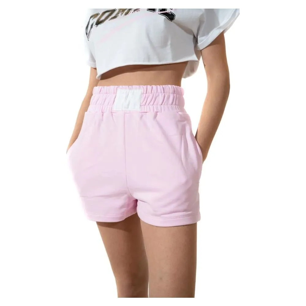 Comme Des Fuckdown Chic Stretch Cotton Logo Shorts