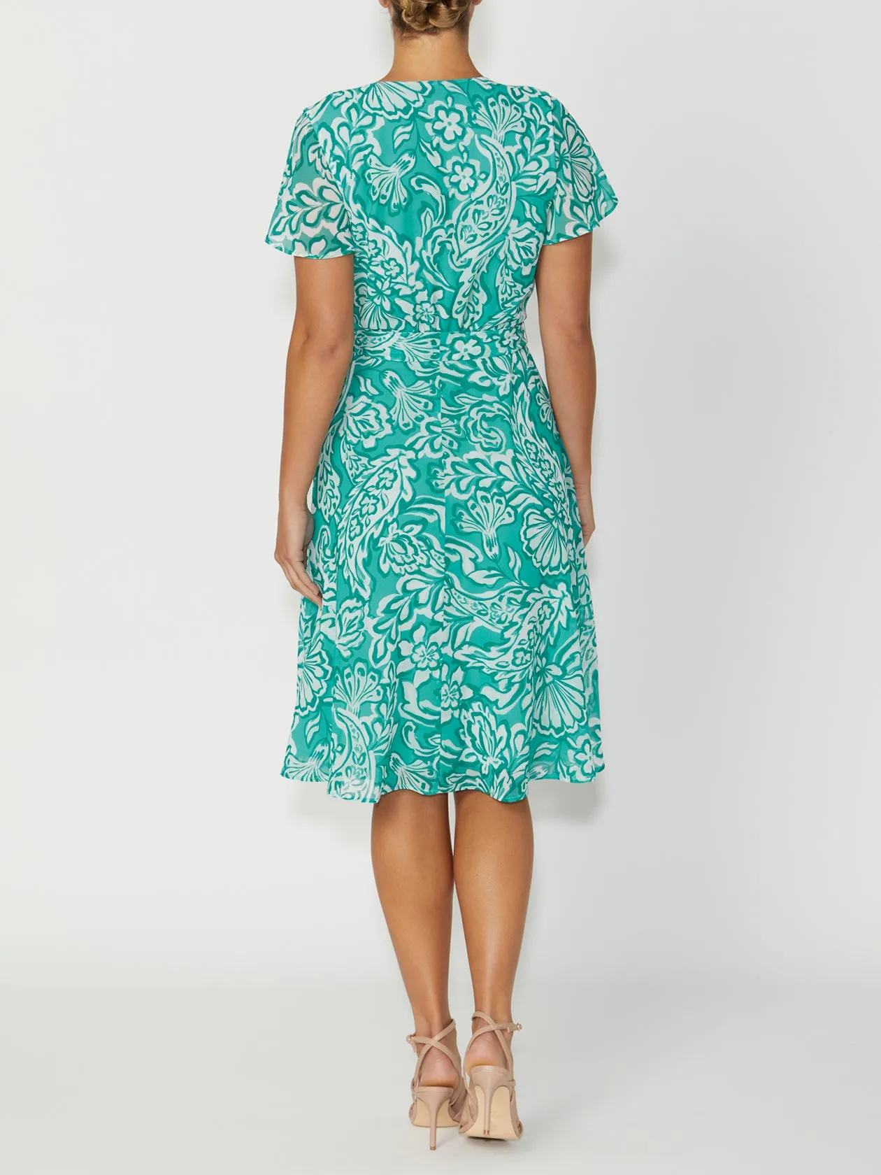 Delilah Floral Chiffon Dress