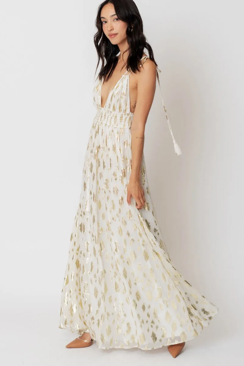 Demetra Maxi Dress - Ivory