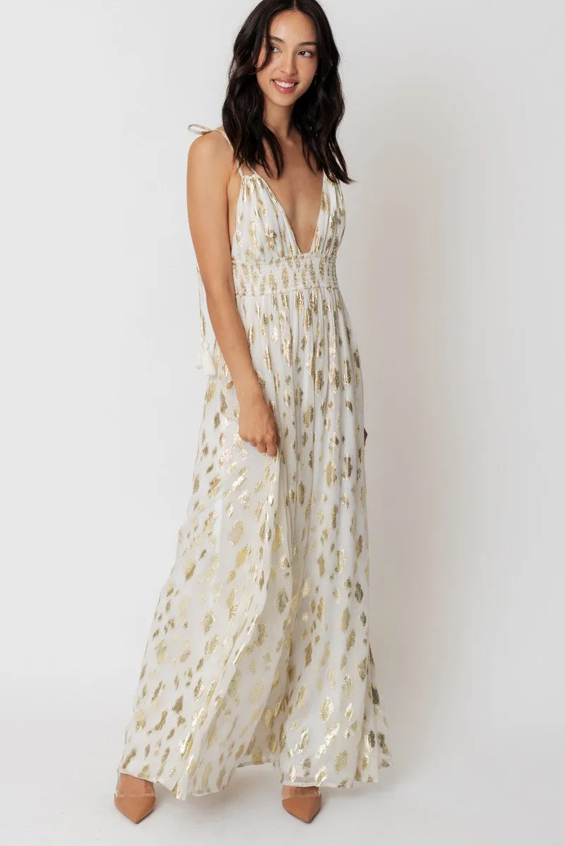 Demetra Maxi Dress - Ivory