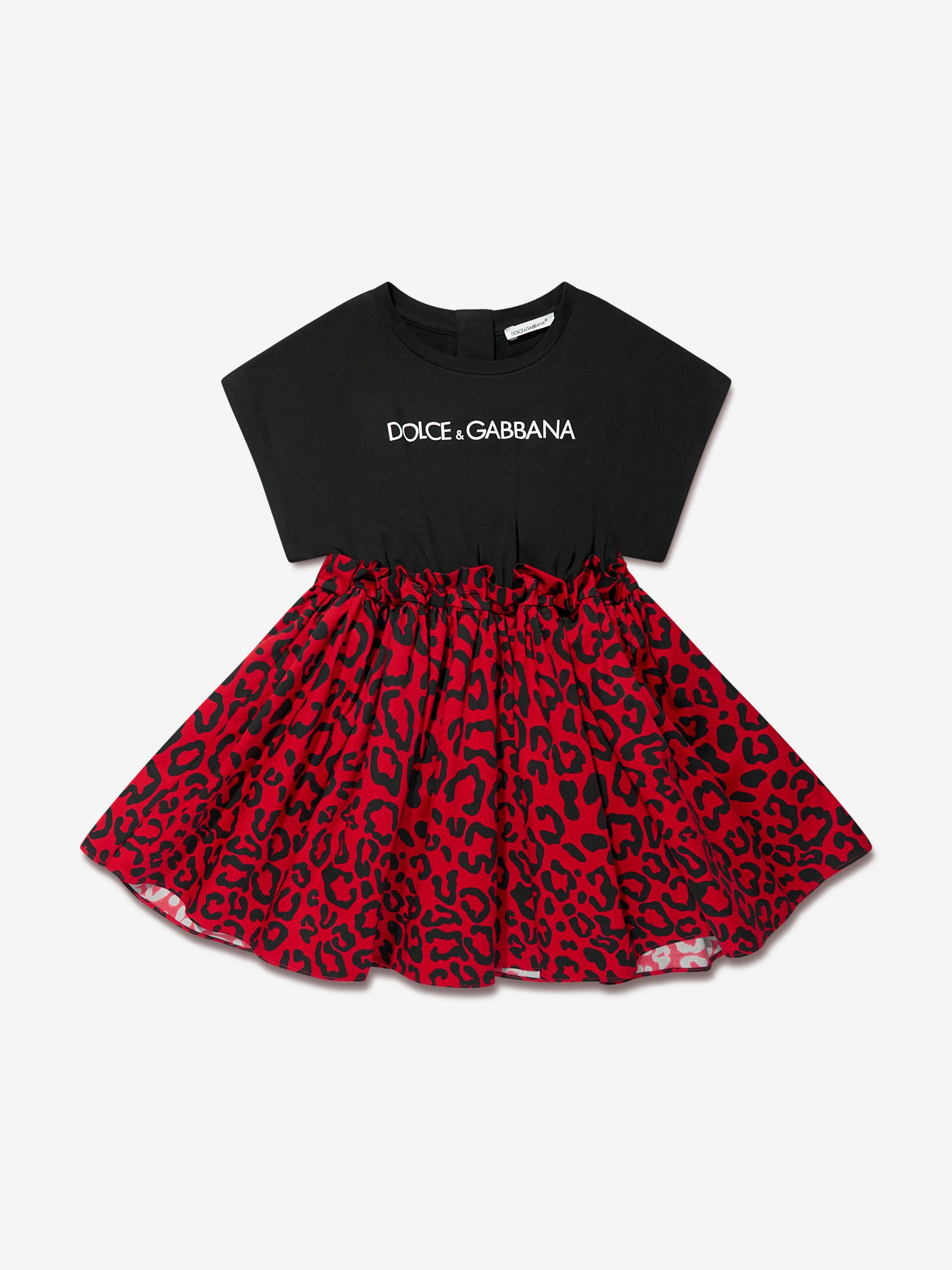 Dolce & Gabbana Girls T-Shirt Dress in Red