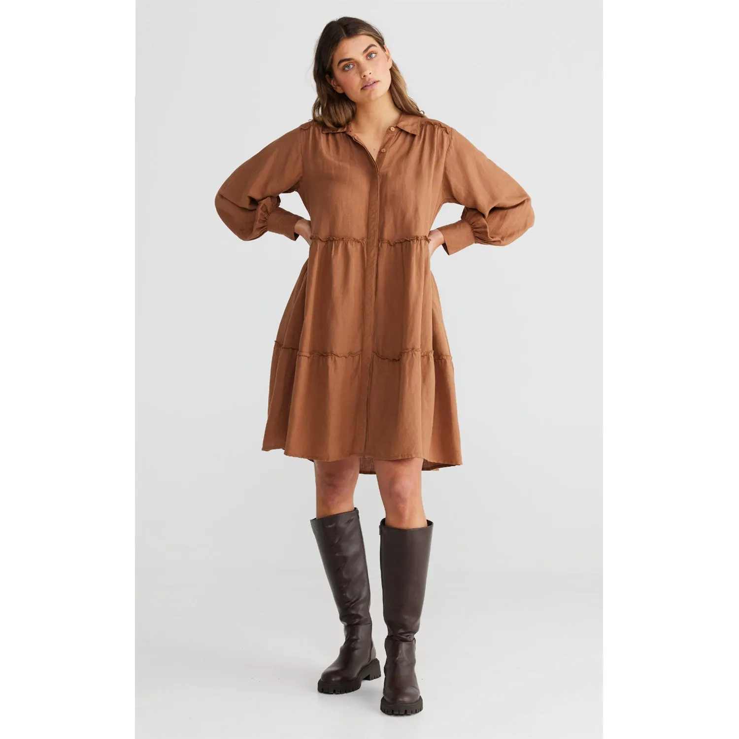 Dress Mia - Terracotta