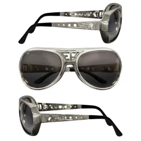 Elvis Presley TCB Silver Sunglasses