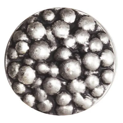 Embossed Metal Buttons - Bubbles