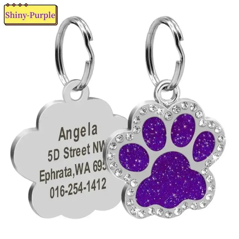 Engraved Pet ID Collar Tag