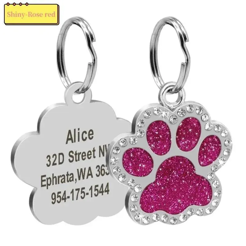 Engraved Pet ID Collar Tag