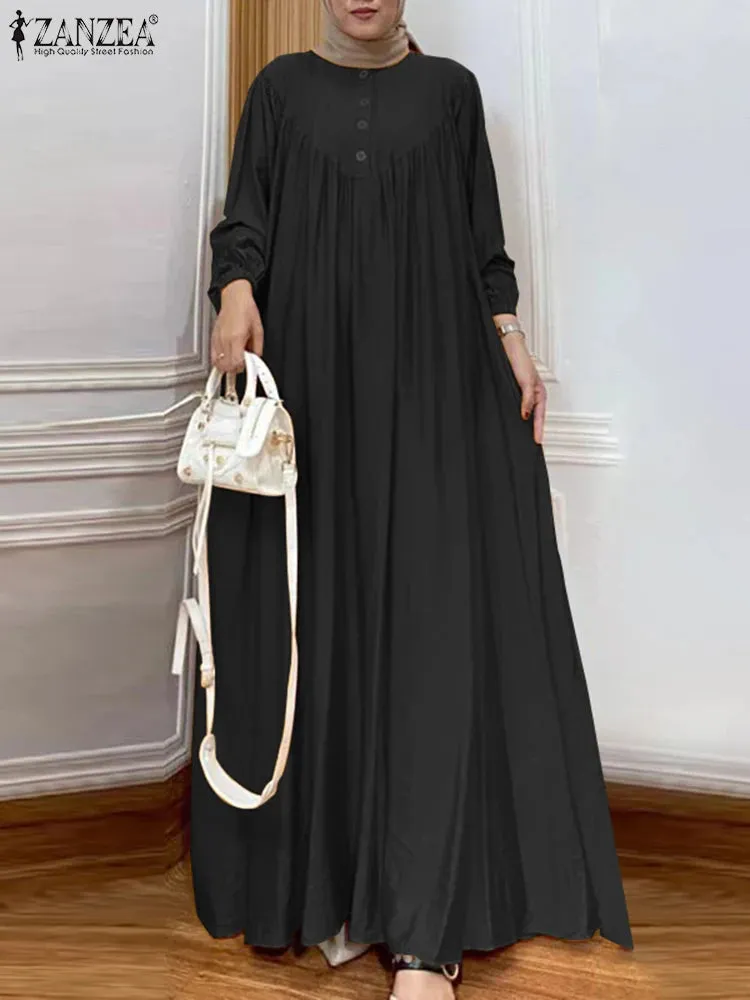 Fashion Long Sleeve Maxi Dress