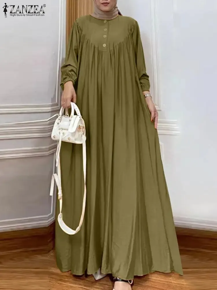 Fashion Long Sleeve Maxi Dress