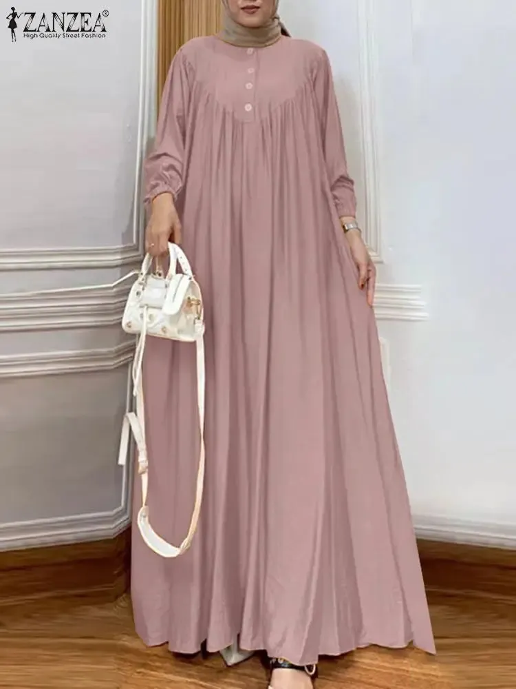 Fashion Long Sleeve Maxi Dress