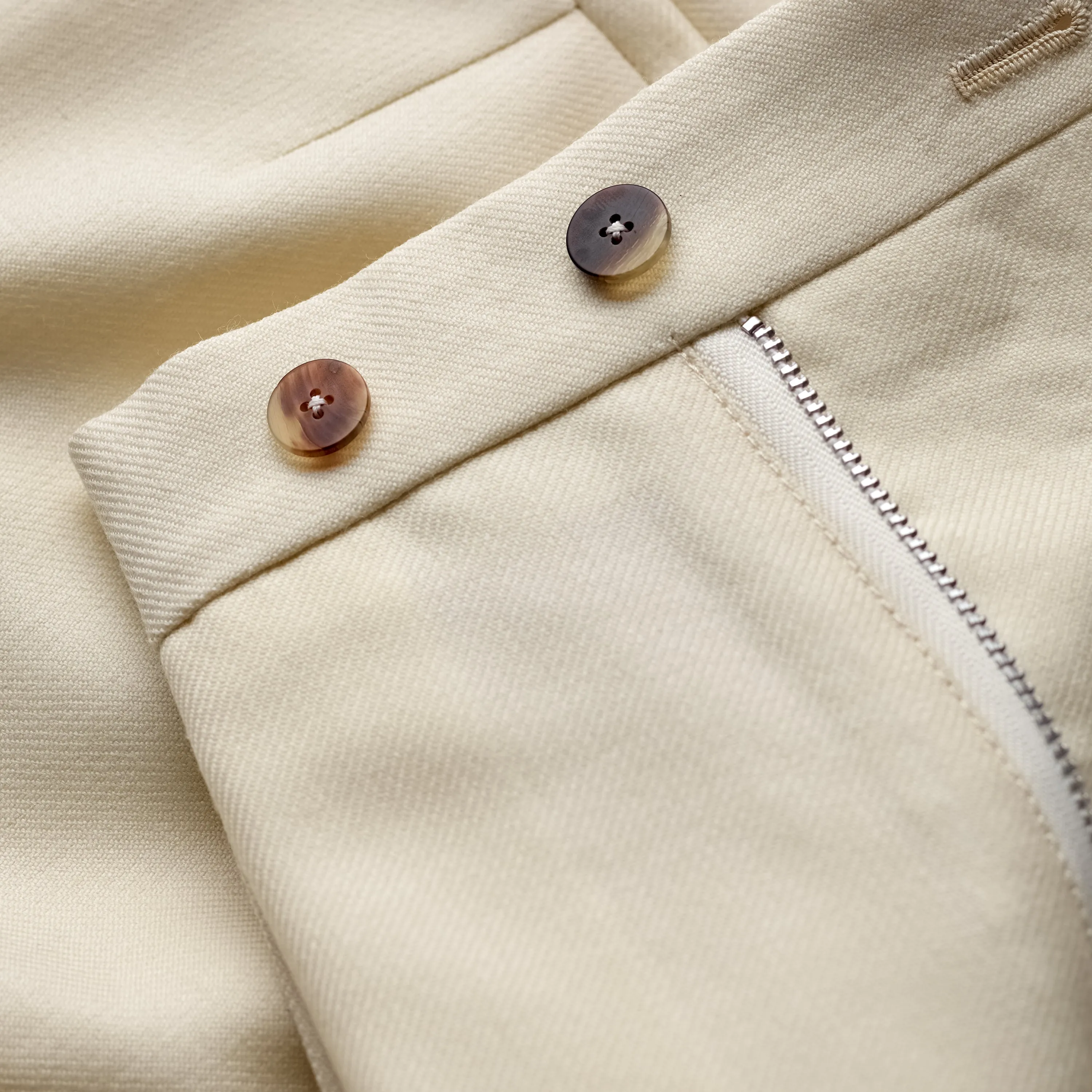 Fox Ecru Twill Trousers