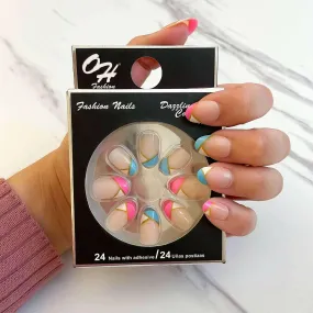 Glue on Nails Daily Chic, 24 PCs