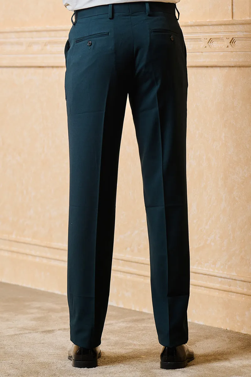 Green Stretchable Trouser