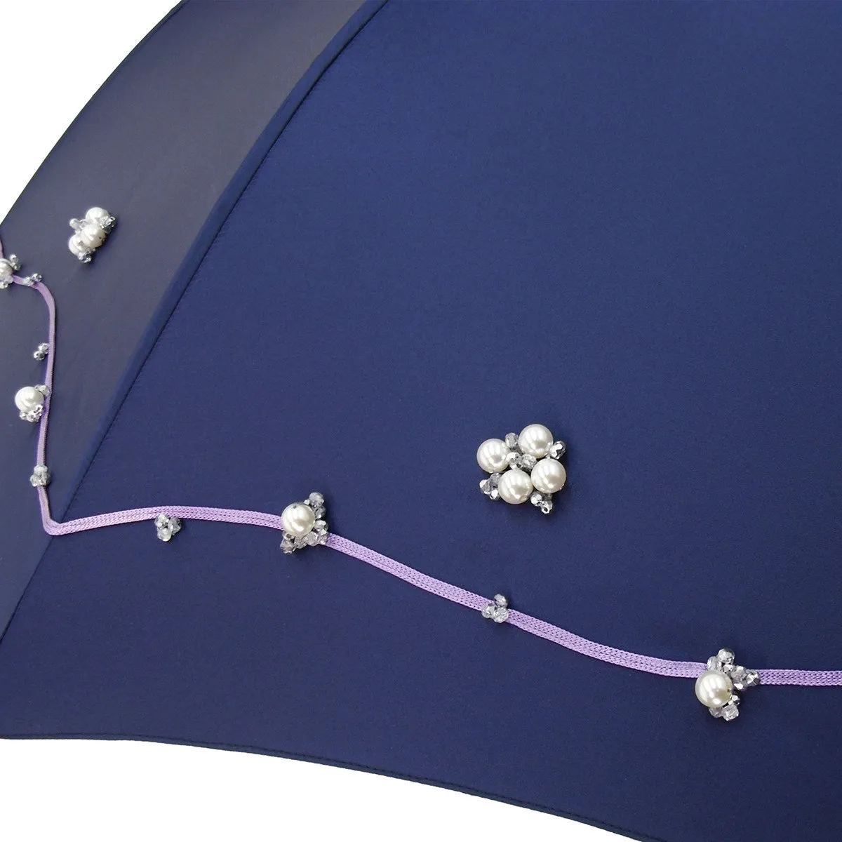 Handmade Luxury Jewel Pearl Women's Fashion Umbrella