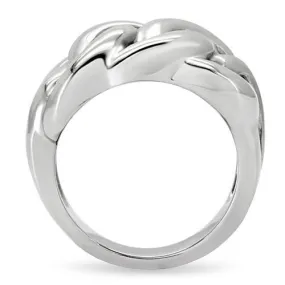 High polished (no plating) Stainless Steel Ring with No Stone for Women Style TK147