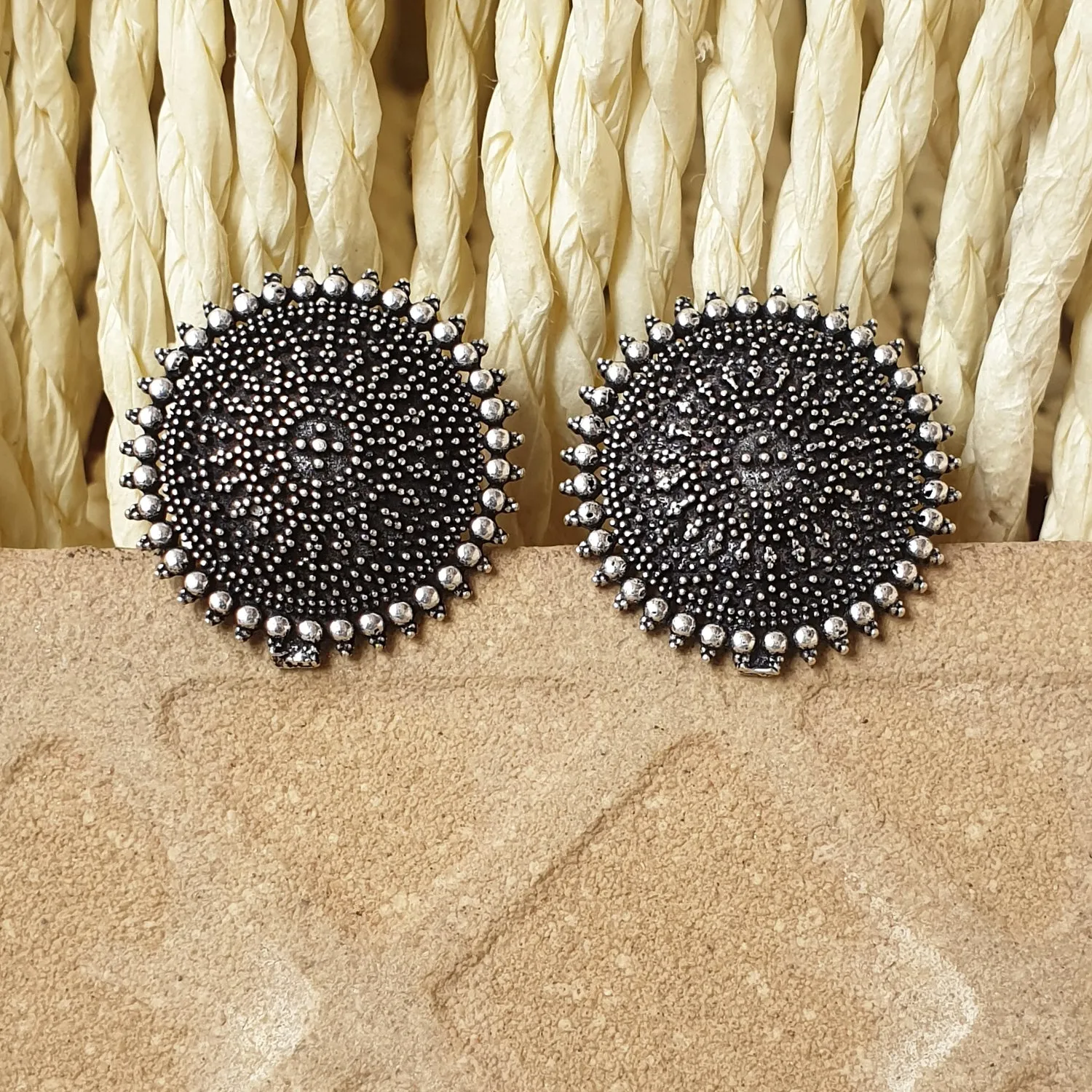 Imeora Antique Look Light Weight Small Studs