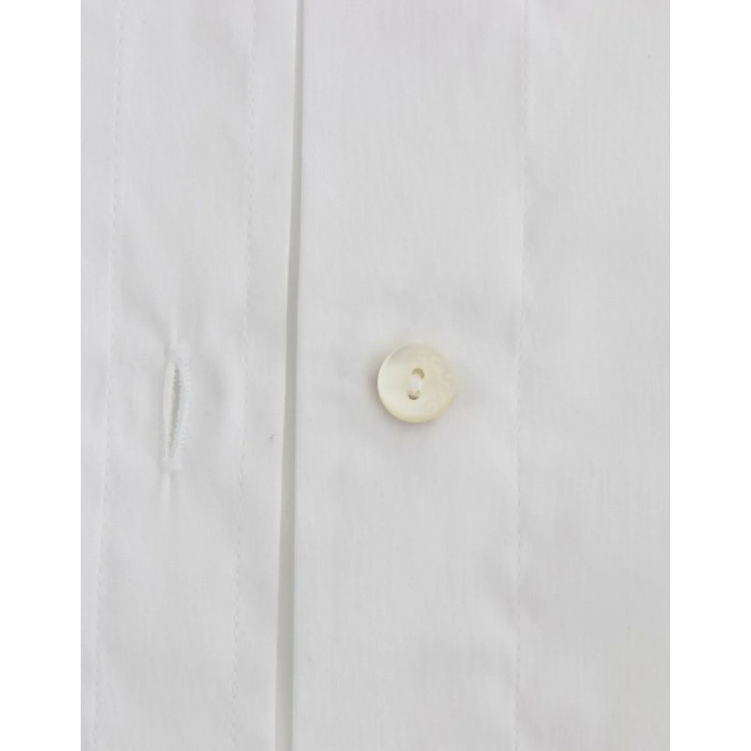 John Galliano Chic White Cotton Blend Shortsleeve Blouse