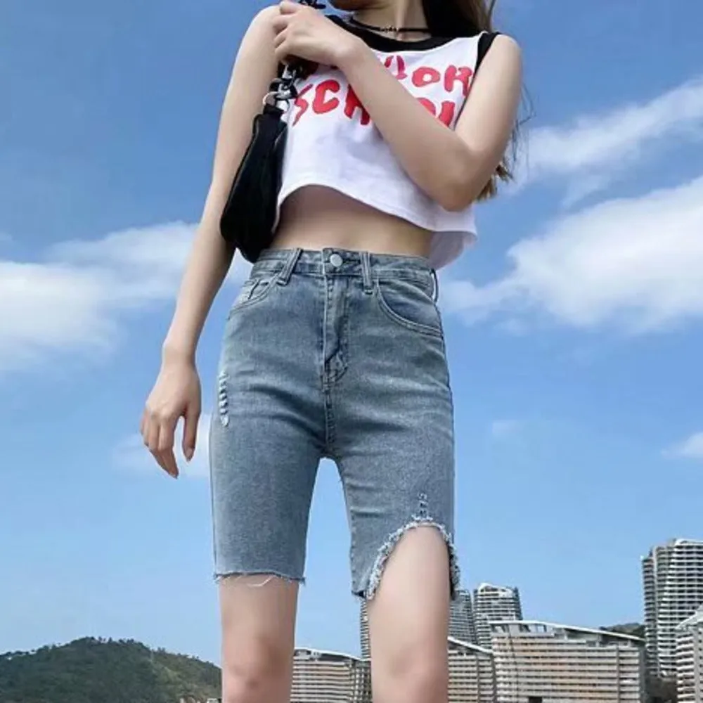 Julia Fashion - Fashion New Summer Women High Waist Jeans