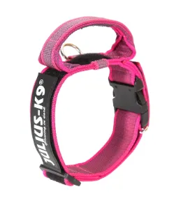 Julius-K9 Color & Gray® Collar With Handle, Safety Lock And Interchangeable Patch