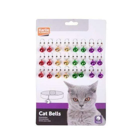 Karlie Cat bell in different colours.